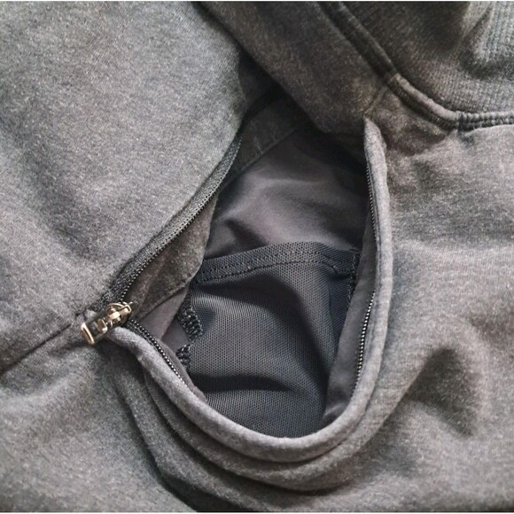 Lululemon Sweatpants Men's XXL Cross Cut Pant Heathered Black Zip Pockets Gym - Picture 6 of 13